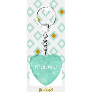 Gift badge with inscription 'Królowa' BTS — decorative wearable pin