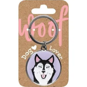 Keychain for dog owners, brand ty, model Brelok dla psiarzy - husky