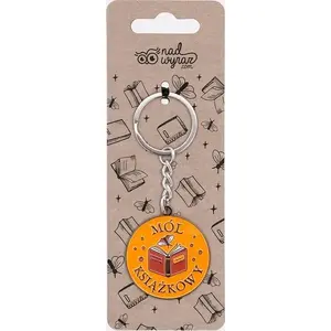 Keychain Nadwyraz.com Brelok Moth książkowy by Nadwyraz.com