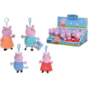 Plush keychain SIMBA Peppa Pig 16 cm, keyring soft toy
