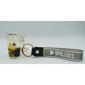 Keychain mug Sunday K-1249, model with 6 designs, 10 cm