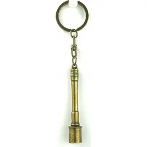 Metal keychain TEKA Abino 618127 — navy blue pendant with hand grip