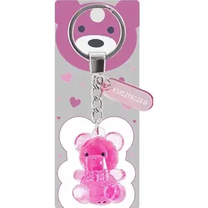 Keychain plush toy Epee Brelok miś - Księżniczka, small decorative bear accessory