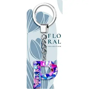 Keychain LED letter pendant V-tac Brelok Literka Piękna, small decorative illuminated alphabet charm