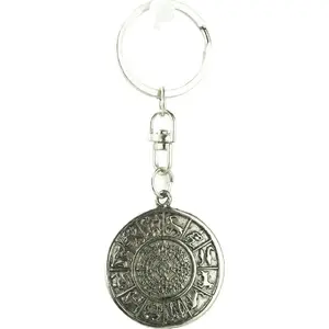 Metal keychain Abino Zodiak ABINO, metal zodiac-themed key fob