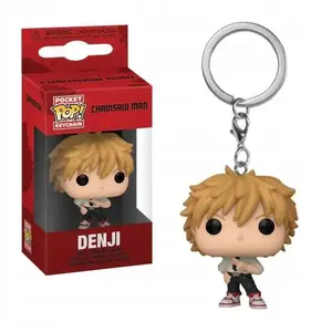 Брелок Funko Pop, бренд Funko Pop, модель 80325F — персонаж Chainsaw Man Denji с бензопилой