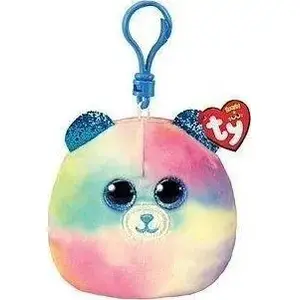 Plush keychain TY Squish-a-Boos Hope pastel bear 8.5 cm 39566