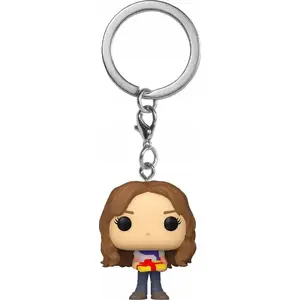 Key ring Funko Pop Holiday Hermione Granger (Harry Potter) — collectible figure keychain, multicolour
