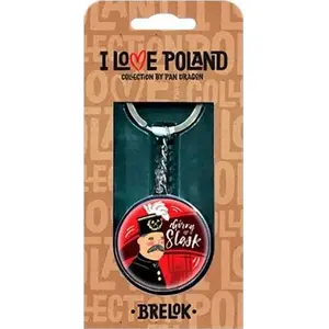 Брелок Pan Dragon модель ILP-BRE-A-KAT-01 – металлический эмалированный «I love Poland Góny Śląsk»
