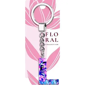 Keychain LED Letter Light V-tac Brelok Literka Lila – purple decorative LED keyring