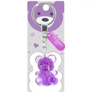 Keychain plush toy Feeby Miś Uśmiechnij się – small smiling bear accessory