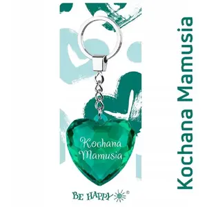 Keychain MCD model 'Brelok Serce Kochana Mamusia' – decorative heart keyring by MCD