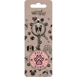 Keychain Nadwyraz.com Brelok Psia mama – decorative pet-themed key ring
