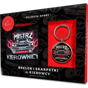 Keychain and socks set for drivers Pan Dragon 434836 – keyring accessory with driver-themed socks