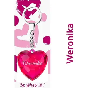 Keychain heart Edibazzar Weronika — decorative heart-shaped keyring