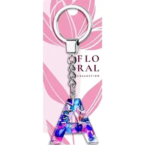 Keychain V-tac Brelok Literka Asia — V-tac letter-shaped key fob