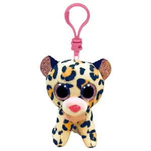 Toy leopard plush TY Livvie — small stuffed leopard, collectible plush toy