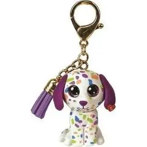 Keychain plush toy TY Beanie Boos Mini Boos Darling dog keyring, model 25056