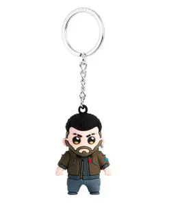 Collectible 3D Keychain HP — Cenega Cyberpunk 2077 V-Male character