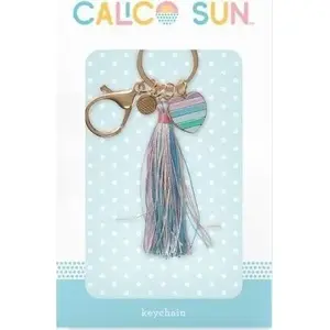 Keychain Kolorowe Baloniki Carrie – Heart-shaped metal/plastic key ring, model 491615