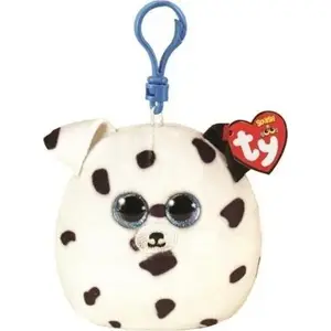 Плюшевый брелок TY Squish-a-Boos FETCH — далматинец, 8,5 см (TY 39567)