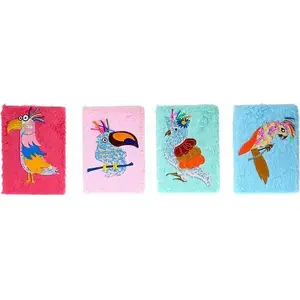 Notebook w&k Notes A5 40 sheets plush cover MIX