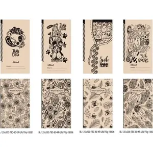 Блокнот Fresh 125×200 мм, 80 л. в линию, декоративная обложка, модель 328497