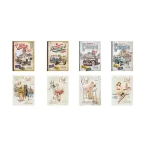 Notebook Fresh A5 120 pages squared hardcover