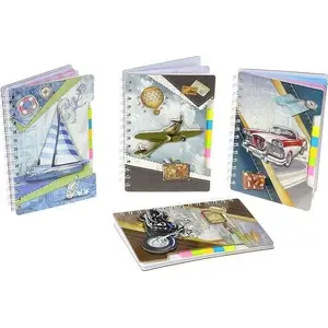 Spiral Notebook Adar Notes na spirali Pojazdy MIX — A5 ruled notebook, 80 sheets