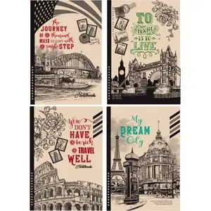Notebook Fresh decorative 143×215 mm, 96 sheets, plain paper