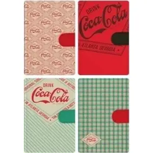 Notebook A6 TOP-2000 144 pages lined Coca-Cola mix