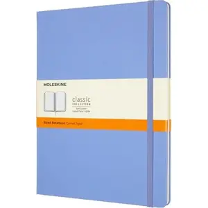 Блокнот Moleskine Classic XL 19×25 см в линии твердый переплет гидрангея синий 192 страницы