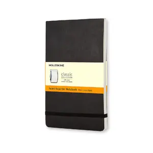 Блокнот Moleskine Reporter мягкая обложка Черный — в линейку, матовая поверхность