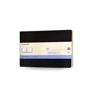 Notebook Moleskine Art writing notebook 88 sheets Black — softcover, 120 g/m²