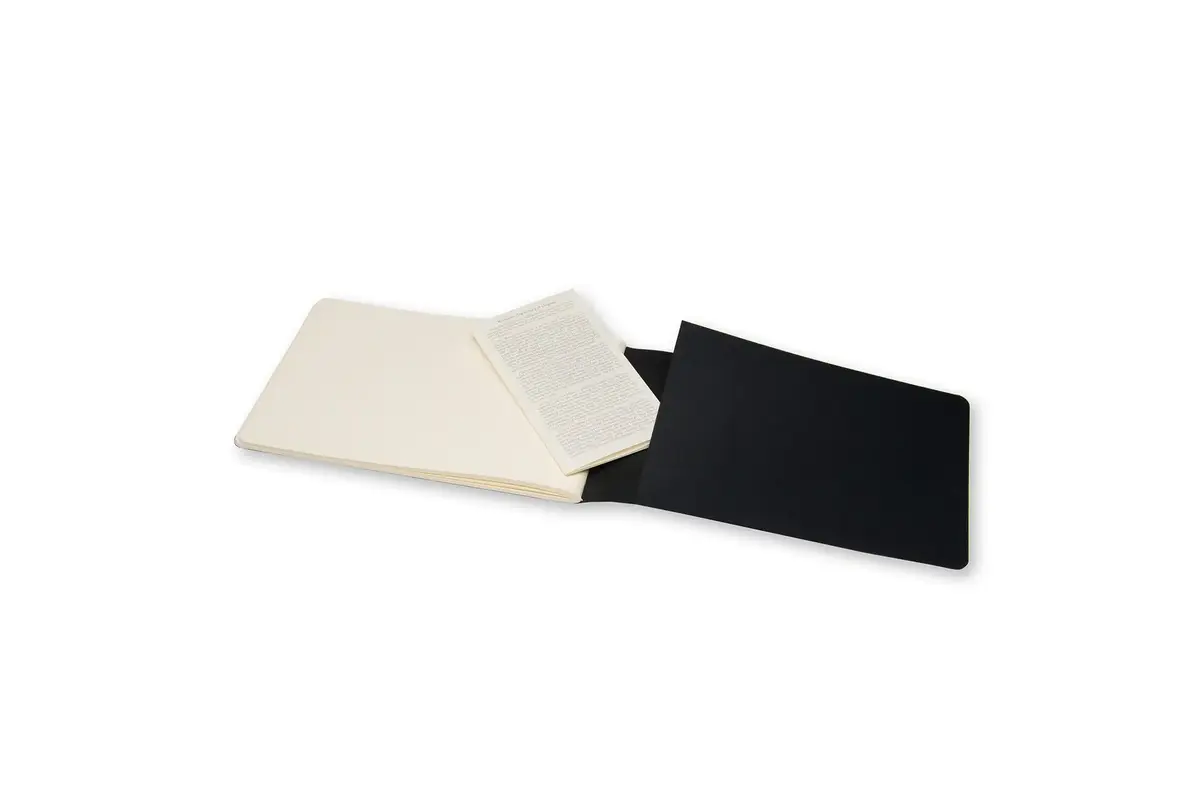 Moleskine Art writing notebook 88 lapas melns Photo 8