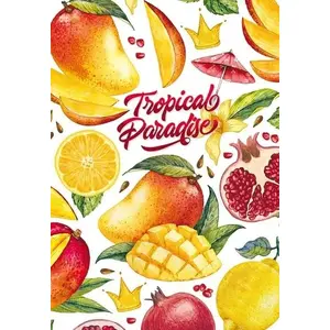Decorative Notebook Fresh 143×210 mm 80 sheets grid 'Exotic Fruits' (MPN 497950)