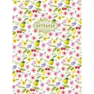 Notebook Fresh decorative 64 pages squared grid Flowers green — 64 pages, squared