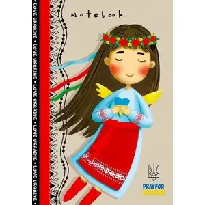 Блокнот Fresh A6 декоративный 64 листа в клетку обложка с изображением ангела