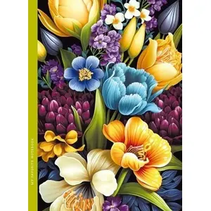 Блокнот Fresh 143x200 мм, 48 листов, в клетку, с флористической обложкой
