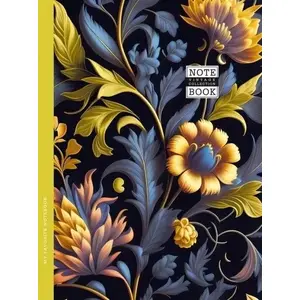 Pierakstu blociņš Fresh Flora 143×200 mm, 64 lapas, rūtiņots, dekoratīvs vāks