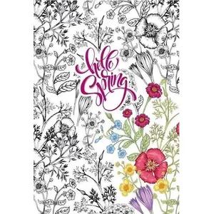 Decorative notebook Fresh 145 x 197 mm, 80 sheets, floral cover