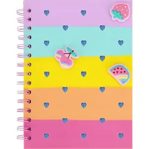 Notebook STARPAK KOLONOTES SILICON A5 Lined Fruits cover, 24/48 sheets