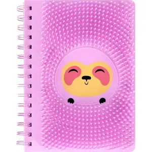 Notebook STARPAK A5 Silicone Cover — KOLONOTES Leniwiec, ruled 24/48 sheets (STK NOT160)