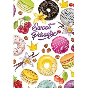 Декоративный блокнот Fresh 128×165 мм / 64 листа, в линию — Słodkości