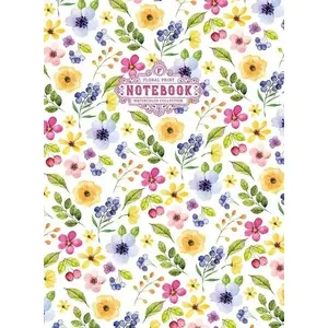 Notepad Fresh decorative notebook 64 pages squared - floral cover