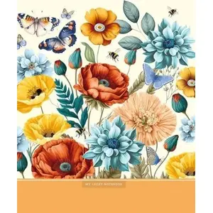 Notebook Fresh 145×197 mm 48 sheets squared (grid) — compact school and office notepad
