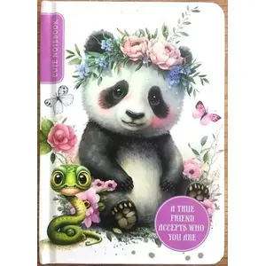 Notebook TEKA A6 64 pages plain Panda FRESH — compact pocket notebook