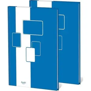 Notebook Bantex A5 96 pages squared Budget multipack (5 pcs)