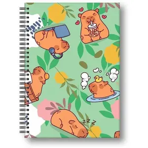 Notebook A5 Penmate Kapibara meadow, 80 sheets, squared