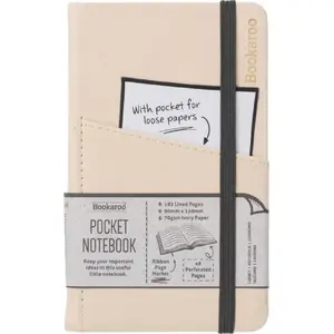 Блокнот IF Bookaroo Journal Pocket A6 — кремовый, карманный формат A6